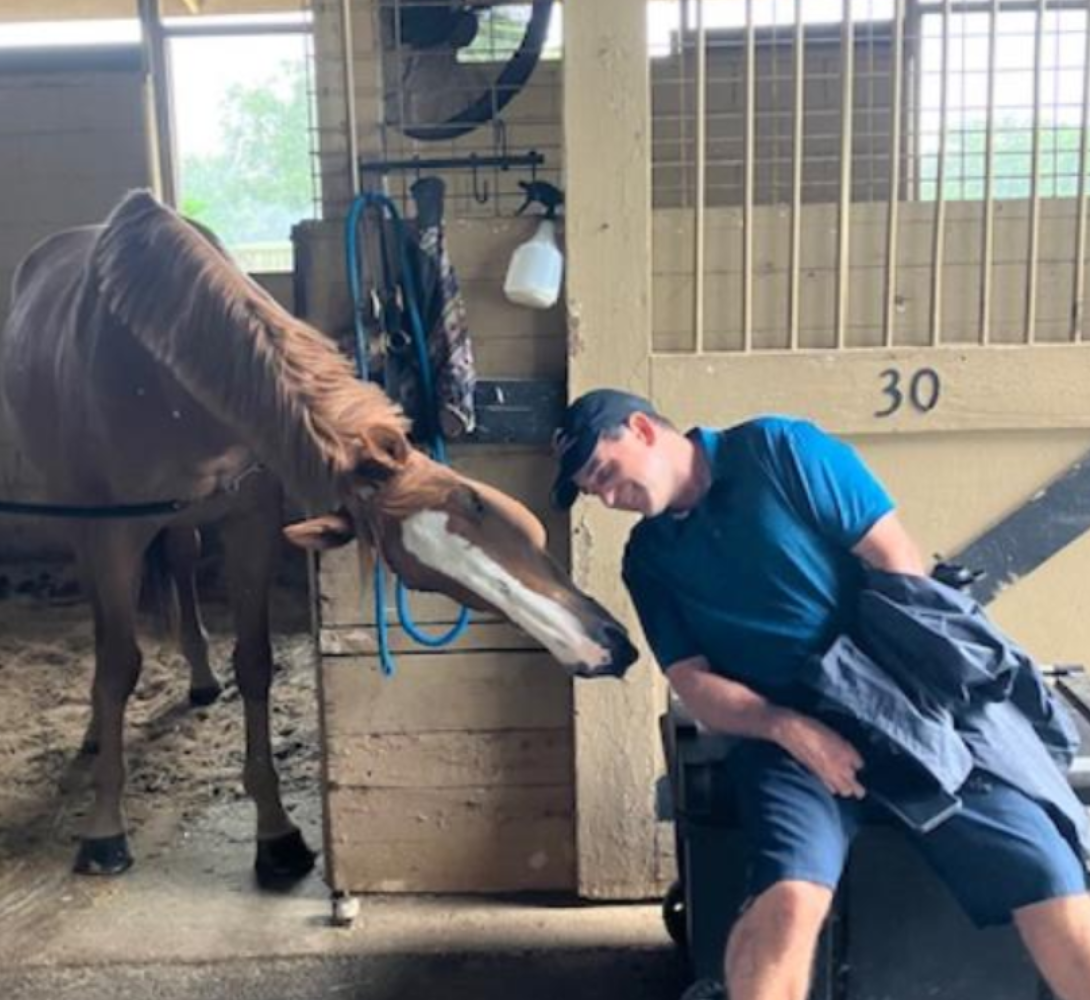 Dr. Brent Barrett of Barrett Equine Lameness and Patient Lola - Ocala, FL and Colorado Springs, Colorado